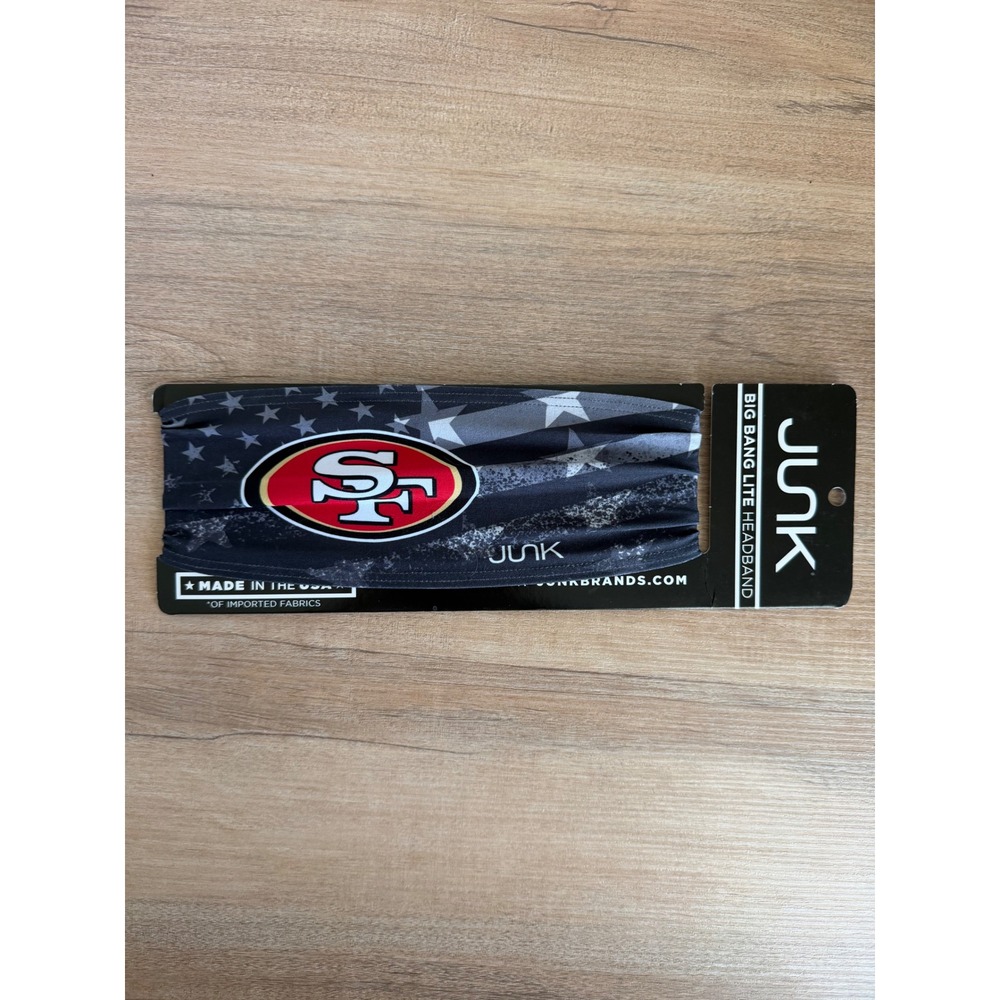 JUNK Brands Big Bang Lite Headband San Francisco 49ers Star Stripe BBL Unisex